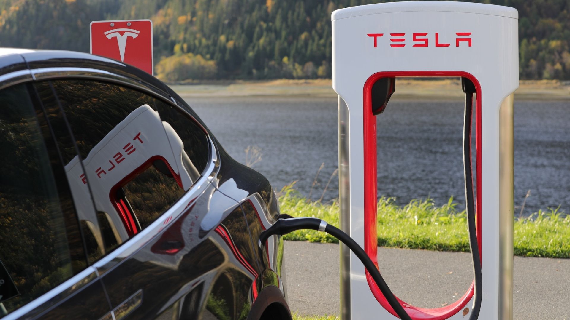 borne de recharge tesla