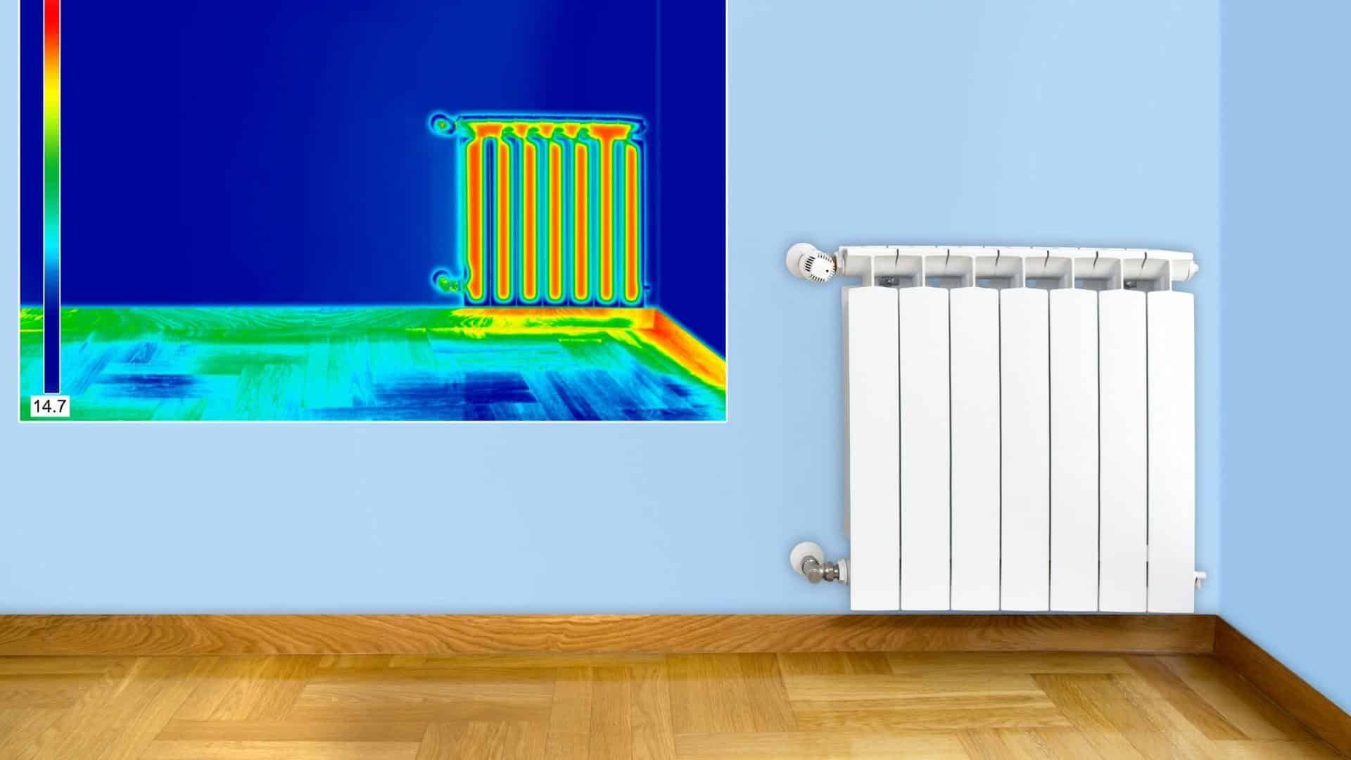 isolation radiateur perte chaleur