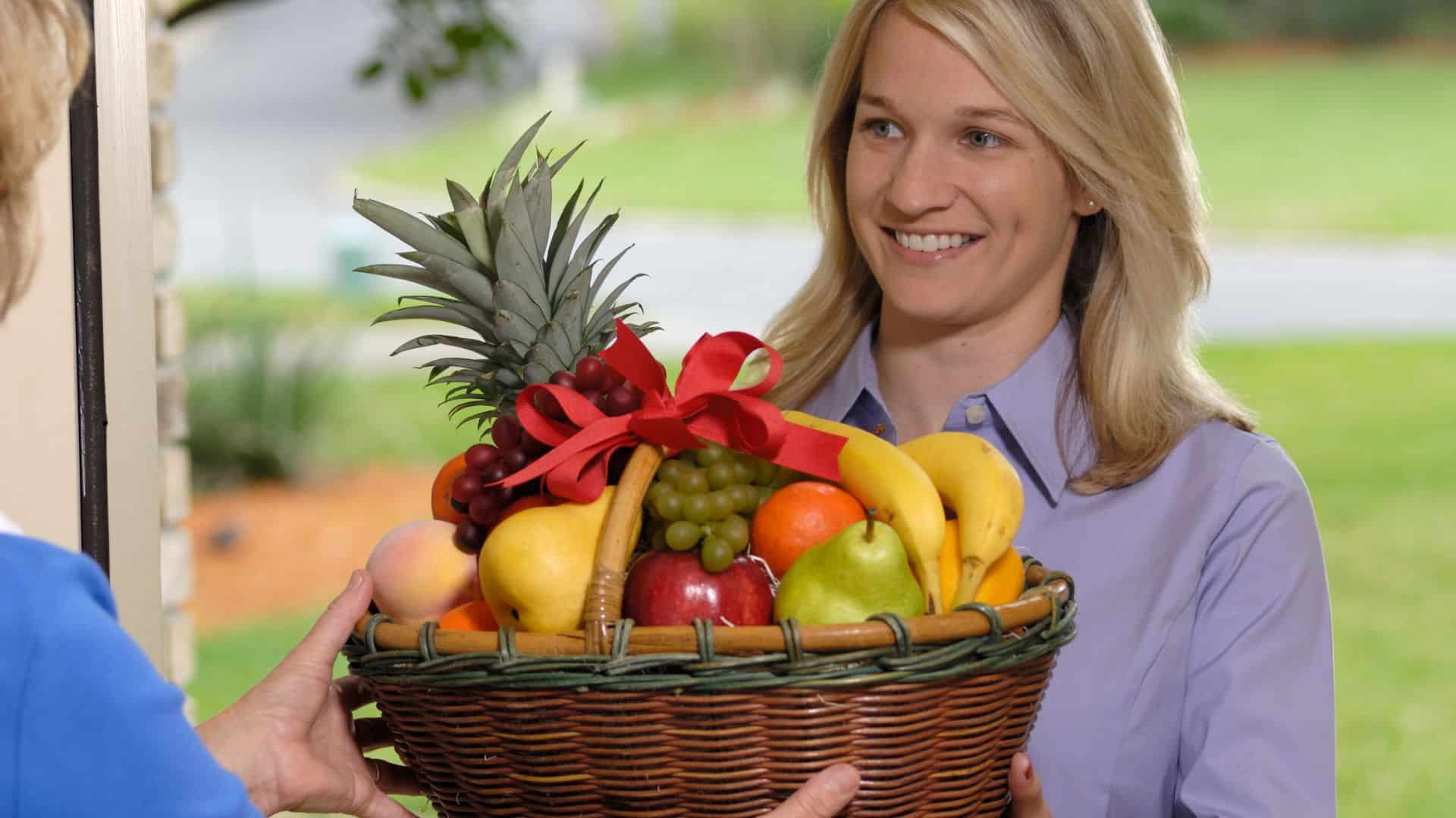 corbeilles de fruits livrees