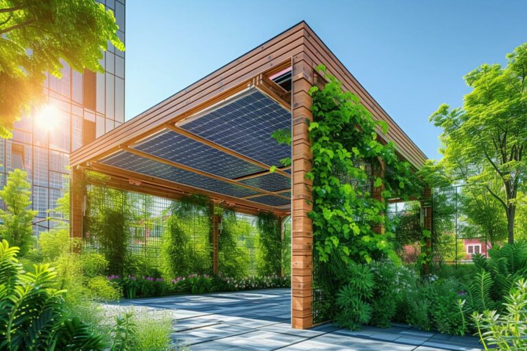 Carports solaires : l’importance du recyclage dans la construction