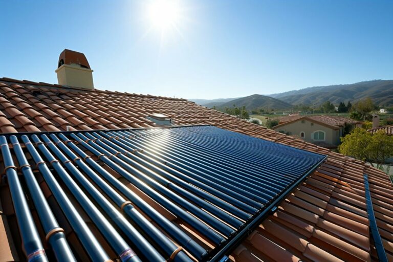 Intégration de panneaux solaires thermiques au chauffage central
