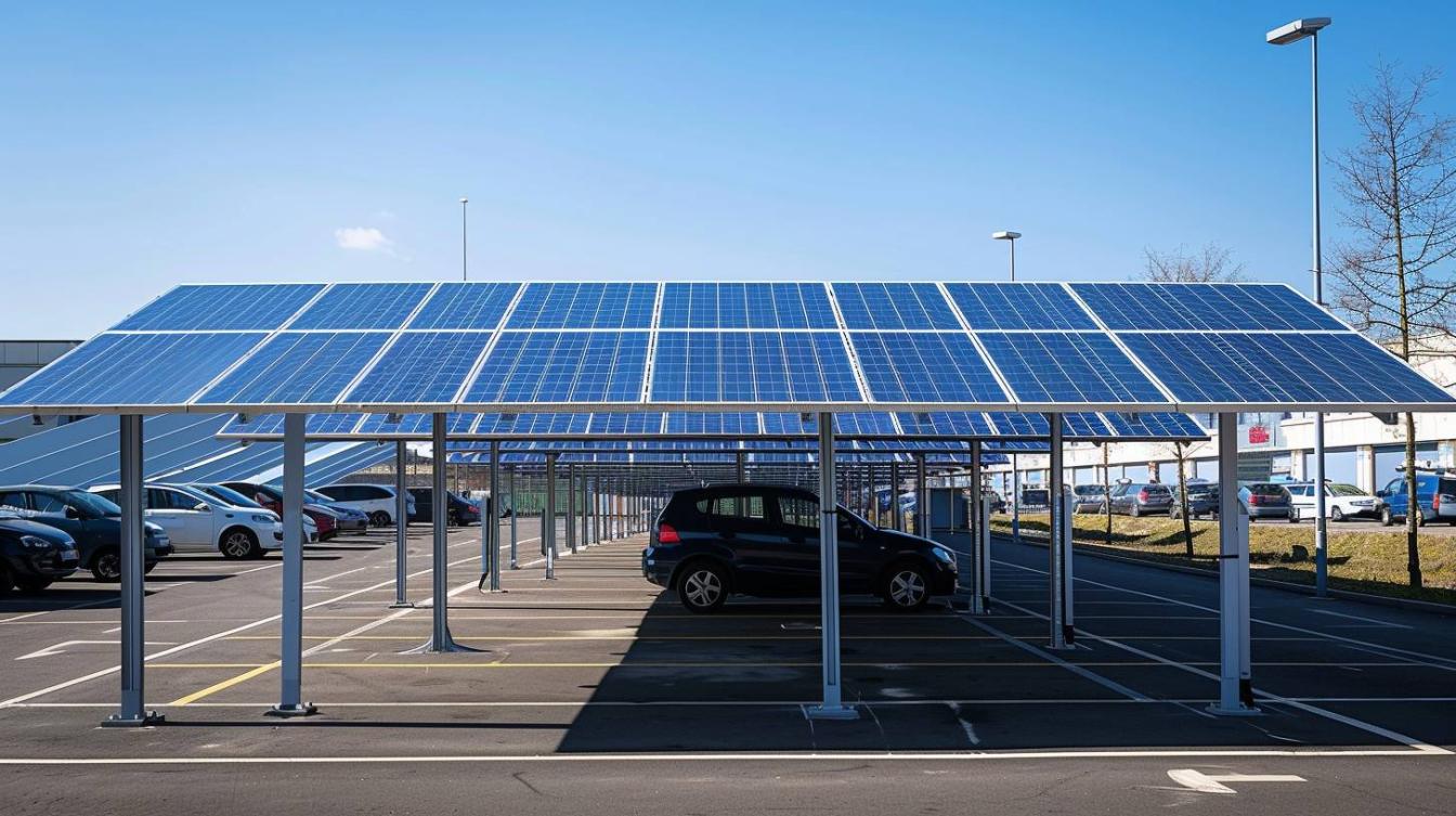 L&rsquo;avantage des carports solaires pour les entreprises