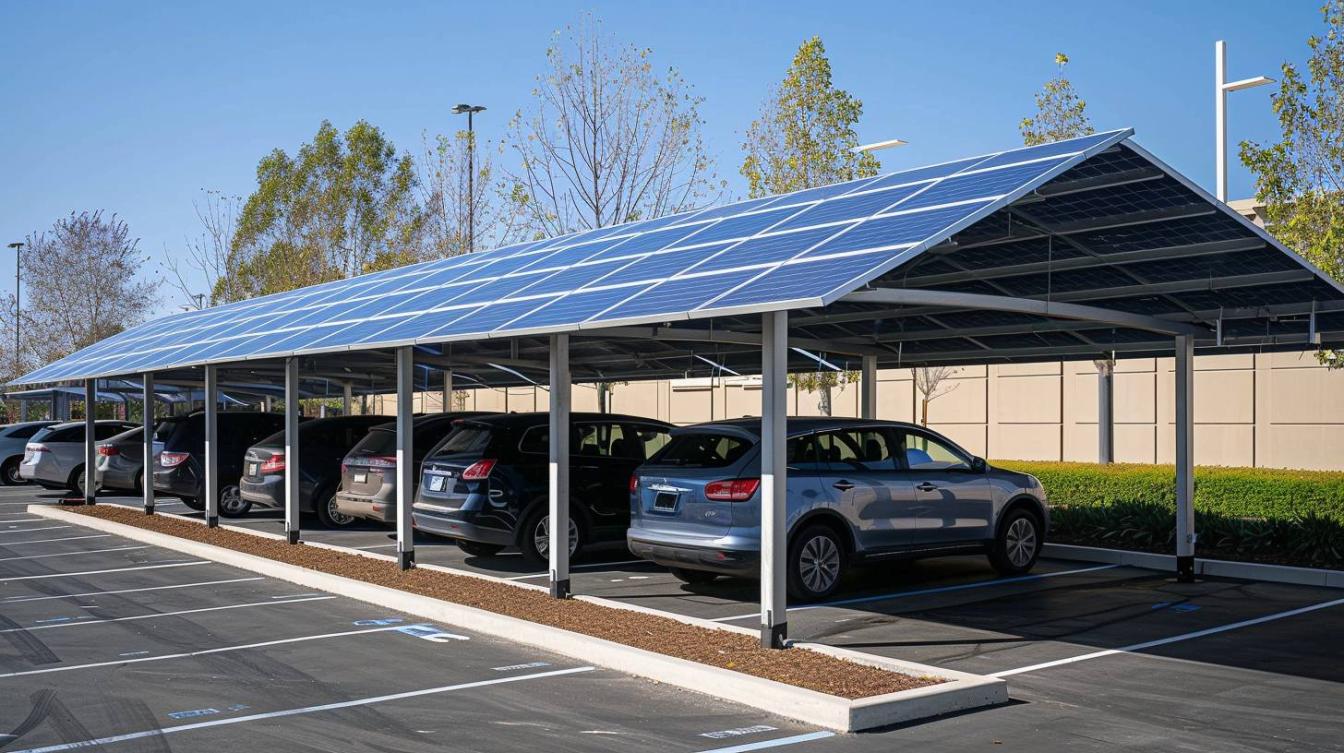 Les bénéfices financiers d&rsquo;un carport solaire